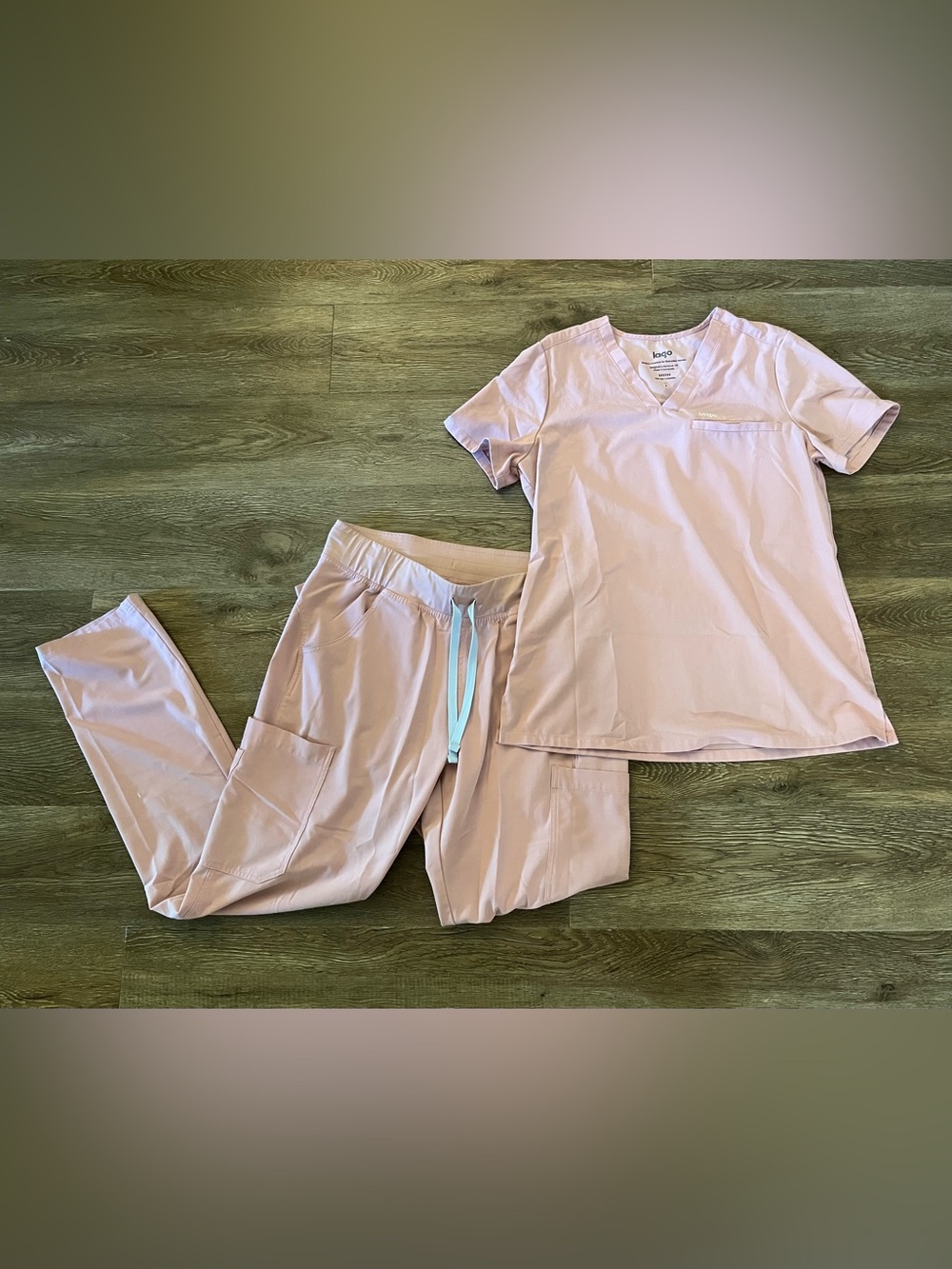 LAGOS Light Pink Scrub Set